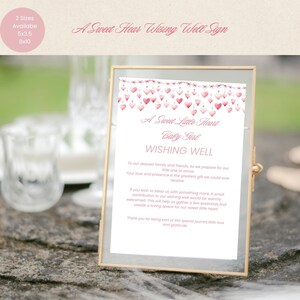 Carte de voeux un petit coeur doux, signe de baby shower, baby shower de petit coeur, baby shower de bébé fille, voeux de bonne humeur, voeux de bébé