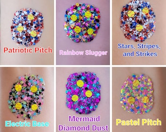 Softball & Baseball Glitter Hair Gel