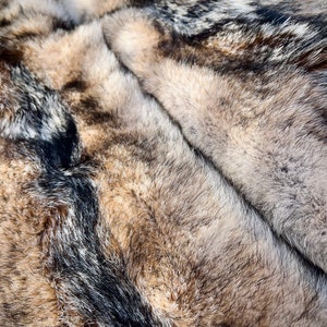 Soft Tanned Eastern Coyote Pelt: Prime Wild Fur - Garment Grade