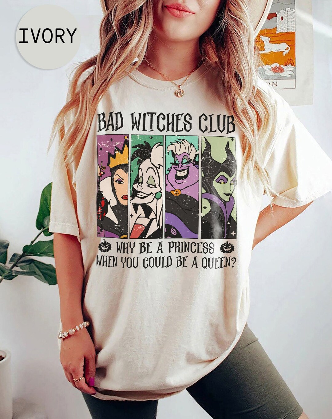 Disney Bad Witches Club Shirt Villains Comfort Colors Shirt - Etsy