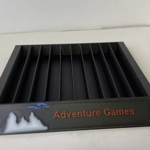 Gaming Console Custom Made Plastic Game Holder Adventure Games Themed