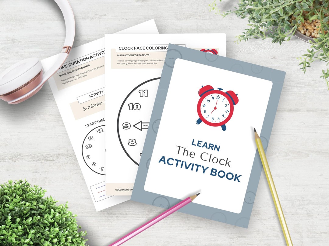 learning-clock-printable-learn-to-tell-time-homeschool-etsy