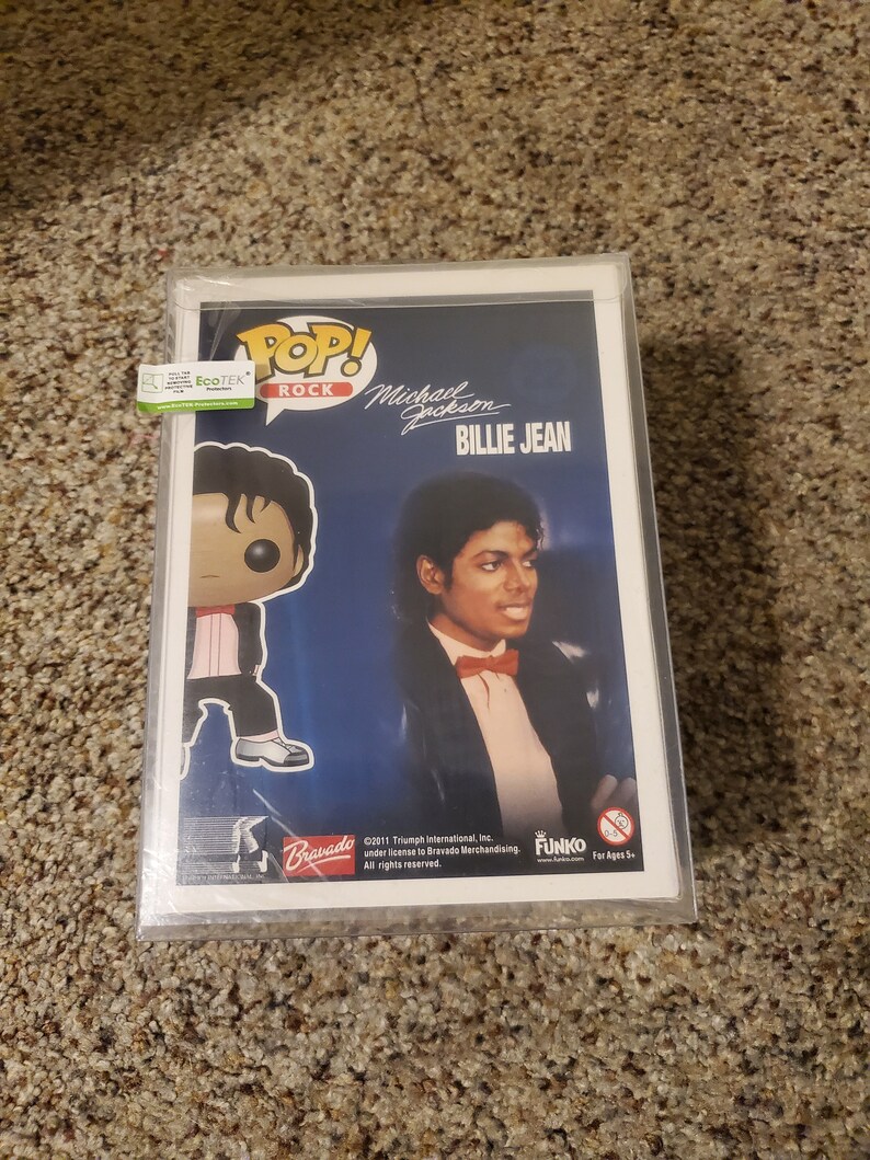Funko Pop! Michael Jackson (Billie Jean) – Figurine Vinyle 9,5 Cm – Collector Officiel – Cadeau Pour Fans De Musique