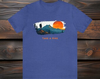 Take A Hike Nature Lovers' Tee - Embrace the Outdoors with Style by PromptDesignArt