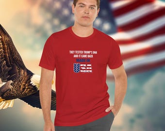 Trump - "Made in USA" T-Shirt - President Donald Trump Inspired, Election 2024 Shirt by PromptDesignArt