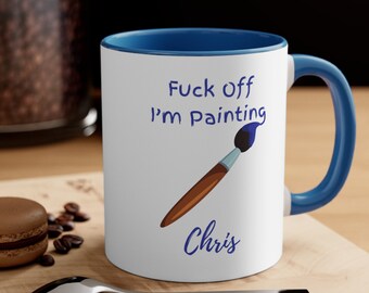 Artist Mug, Personalized Mug, Funny Artist Gift, Painter Coffee Mug, Painter Gift, Artist Coffee Mug, Artist Coffee Cup by PromptDesignArt