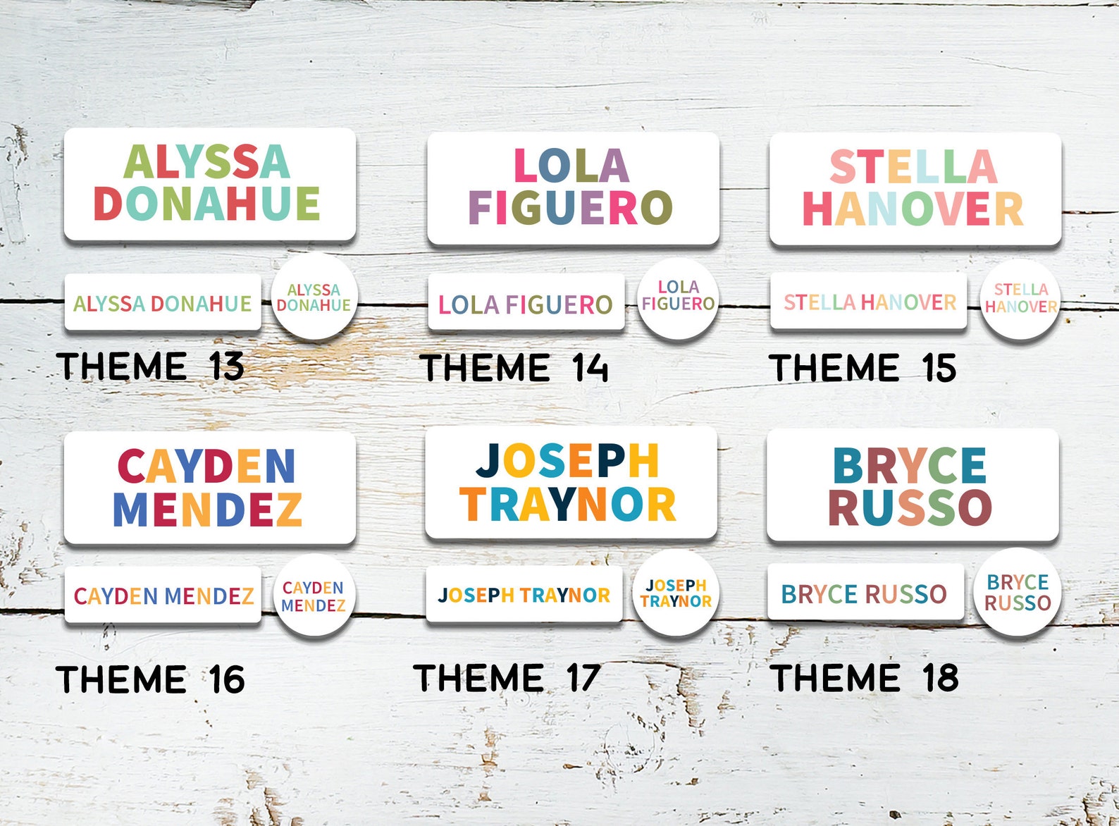 Name Labels for School Supplies Custom Waterproof Stickers Dishwasher