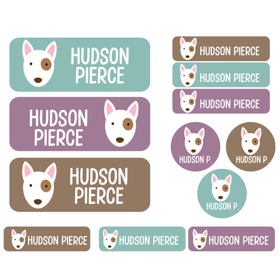 Daycare Name Labels School Supply Labels Personalized Waterproof