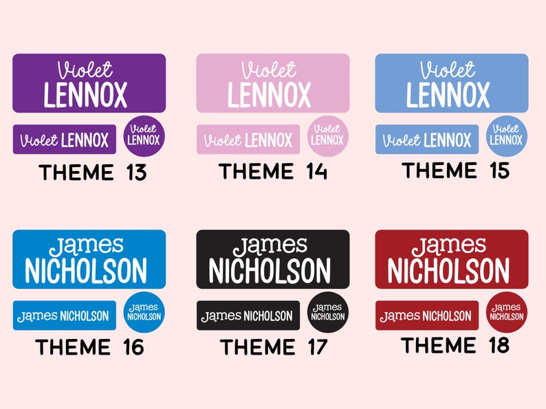 Daycare Labels, Dishwasher Safe Labels, Personalized Name Labels for