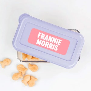 Custom Waterproof Daycare Labels,  Dishwasher Safe Stickers,  Preschool Labels, School Supply Labels, Kids Name Decals for Camp Belongings