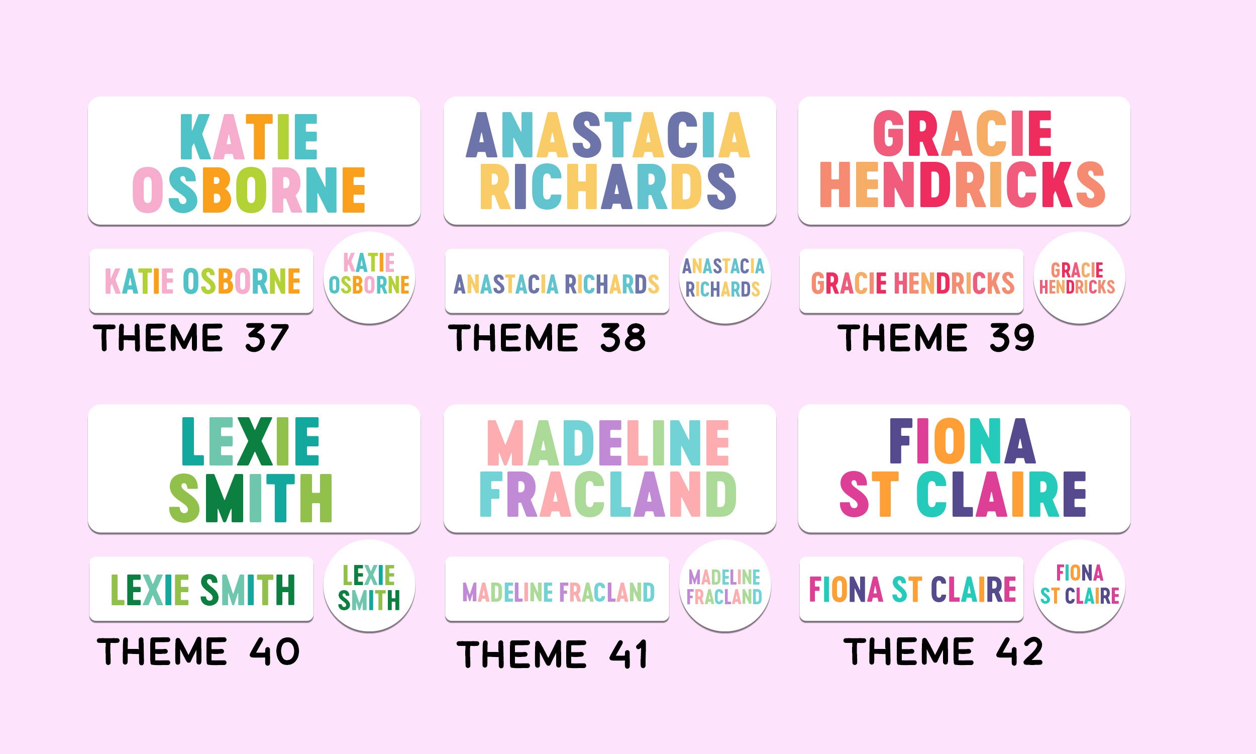 Daycare Labels Dishwasher Safe Labels Personalized Name Etsy