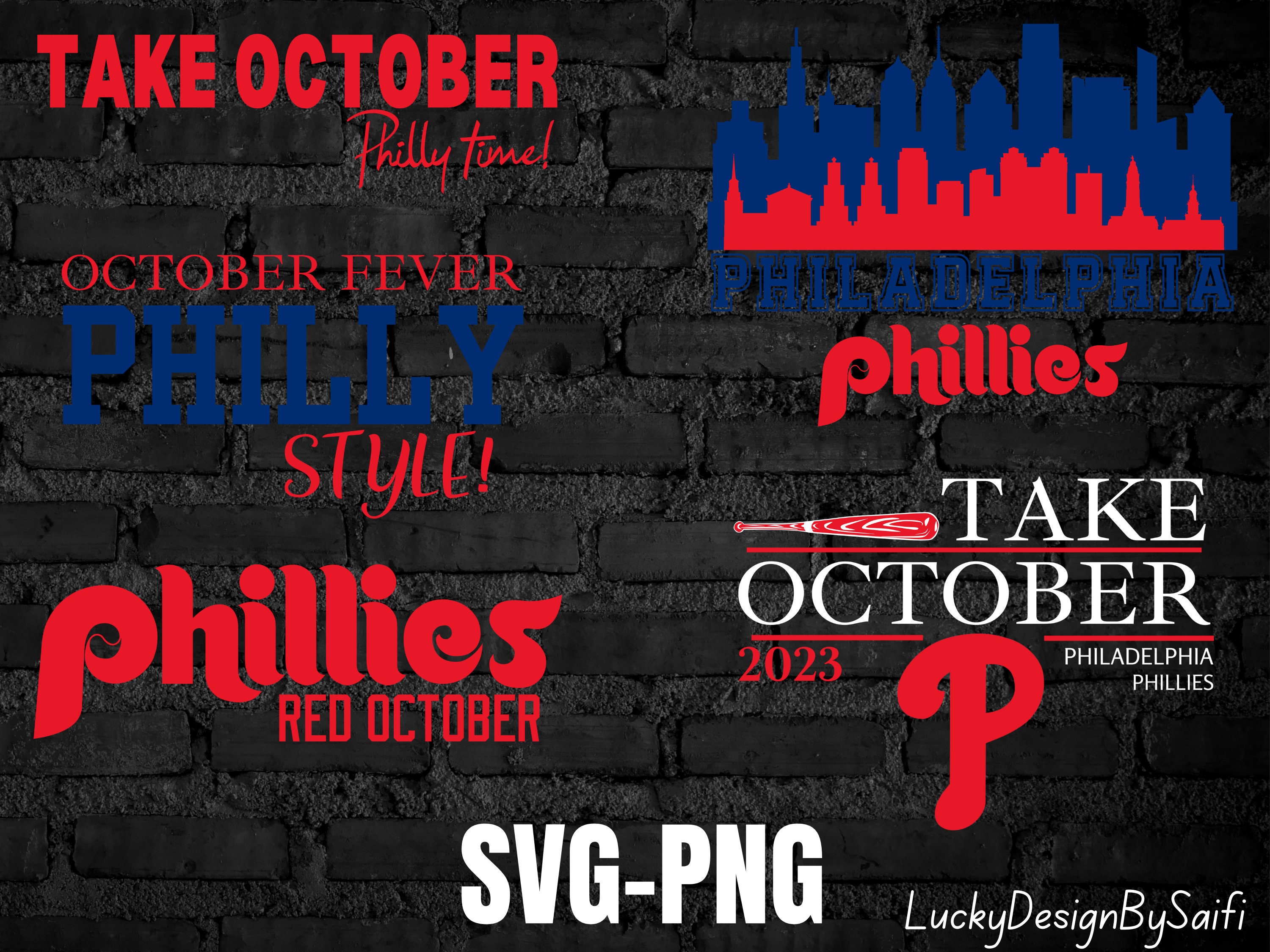 red october phillies svg