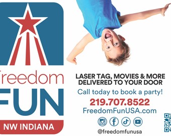 Freedom Fun 12 x 18 Vehicle Magnet Pair NWI