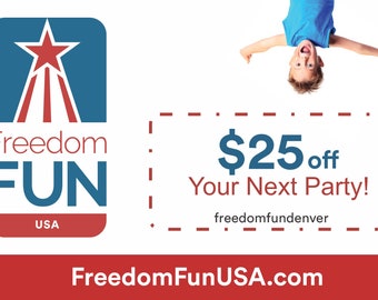 Freedom Fun Coupon Card DENVER