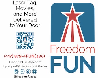 Freedom Fun Fold Over Business Cards Springfield