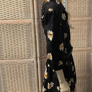 black dress with white daisies Zapaka Women Black Strapless Homecoming Dress with 3D Flowers Bodycon Short Cocktail Dress, Black / US14 main image 0