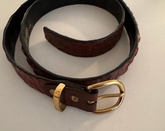 Vintage Honest Brown Moc Croc Leather Animal Charms Jungle  display picture 2