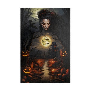 Jigsaw Puzzle | Halloween Puzzle | Halloween | Witch | Puzzles for Adults | Jigsaw | 500 Piece Puzzle | 1000 Piece Puzzle | Spooky Puzzle