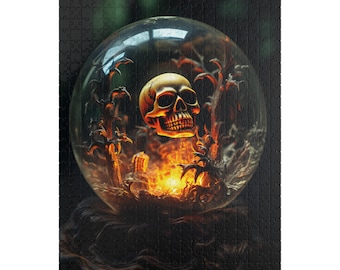 Jigsaw Puzzle | Halloween Puzzle | Halloween | Skull | Puzzles for Adults | Jigsaw | 500 Piece Puzzle | 1000 Piece Puzzle | Spooky Puzzle