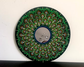 Dot Mandala Mirror Painting