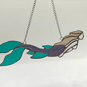 Mermaid Stained Glass Art