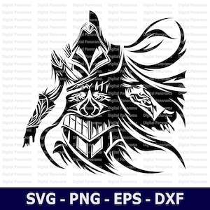 Assassins Creed SVG, Video Game Character Design, Cricut Cut File, Digital Download