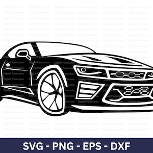 Camaro Svg, Car Svg, Muscle Cars Svg, Cricut Svg File, Digital Download