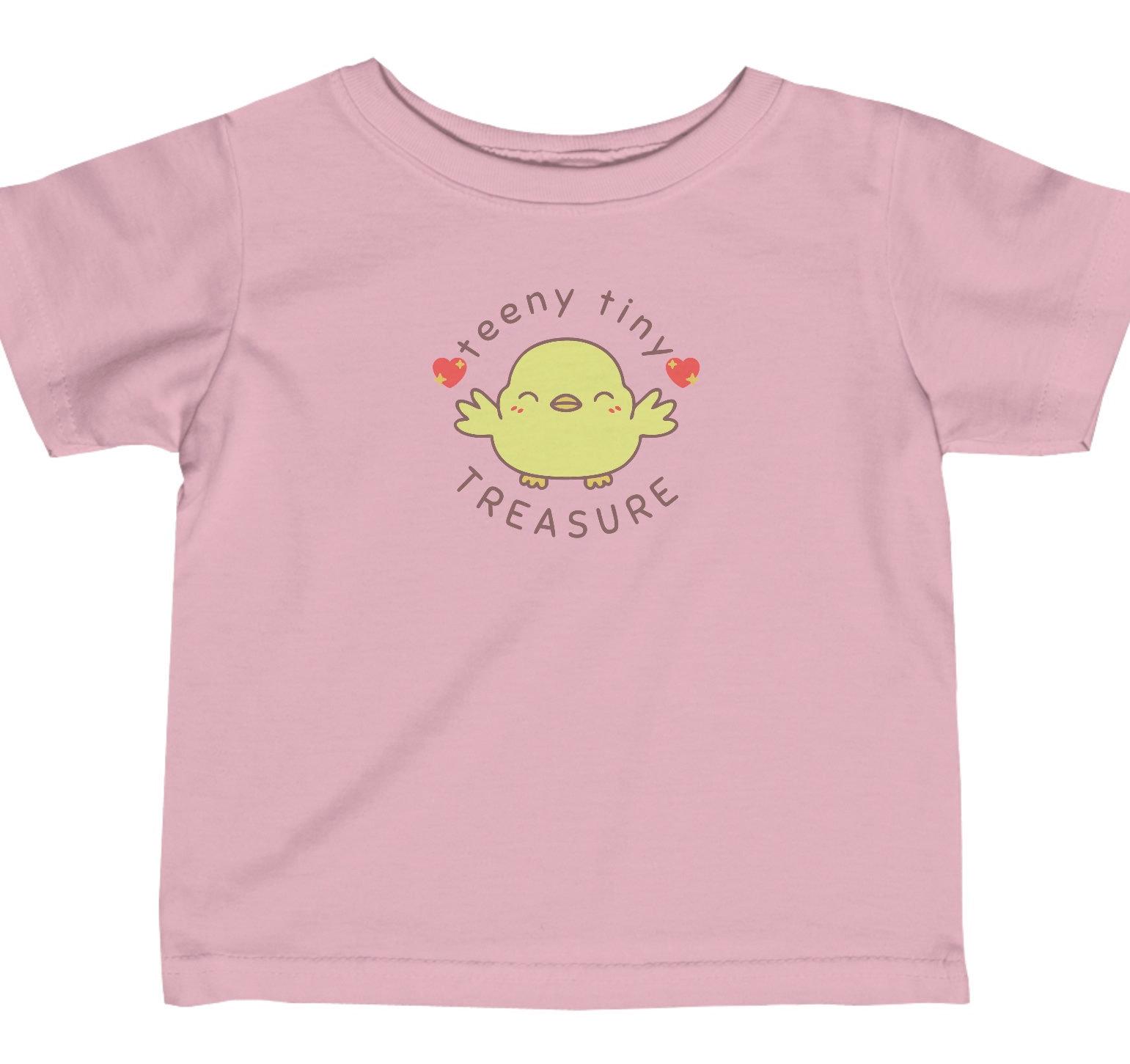 Teeny tiny treasure: baby clothes, baby tshirt, cotton baby tshirt, cute baby shirt, boy baby shirt, girl baby shirt, baby shower, baby gift