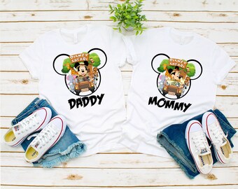 Disney Custom Name Safari Shirts, Safari Family Vacation Shirts, Animal Kingdom Shirts, Mickey and Friends Disney Safari Matching shirts. 68
