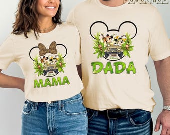 Personalized Safari Matching Family Vacation Shirts, Animal Kingdom Shirts, Mickey and Friends Disney shirts 17
