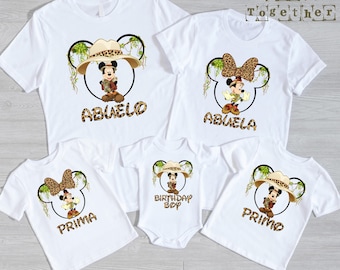 Personalized Safari Family Disney Trip, Safari Family Vacation Shirts, Animal Kingdom Shirts, Mickey and Friends Disney Safari shirts. 41