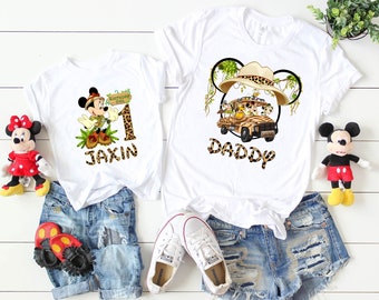 Disney Safari theme birthday shirts, Safari Family Vacation Shirts, Animal Kingdom Shirts, Mickey and Friends Disney shirts. 60