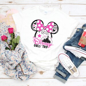 Girls Trip 2023, Family Disney Trip, Family Vacation Shirts, Girls Weekend Trip, Vacay Mode Shirt. 1