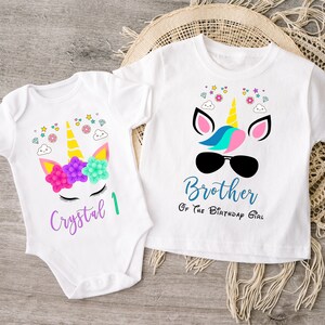Unicorn Birthday Shirts, Unicorn Birthday Party Tees, Unicorn Matching Tees, Unicorn Gift, Personalized Birthday Shirt. 31