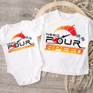 Need Four Speed Birthday Shirt, 4th Race Car Birthday Outfit, 4th Birthday Shirt, Birthday Boy Shirt, 4th Birthday, Racing Birthday Tee  30