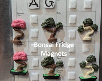 Bonsai Articulating Fridge Magnet Set – 3 Miniature Trees: Forgecore Licensed