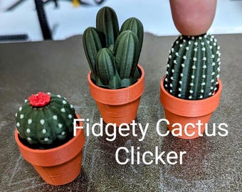 Clickity Cactus Fidget Toys-Great Gift for Those Fidgety People: Licensed Forgecore Design