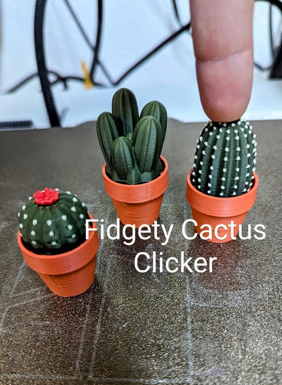 Clickity Cactus Fidget Toys-Great Gift for Those Fidgety People: Licensed  Forgecore Design