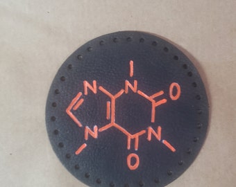 Caffeine Chemical Structure Patch