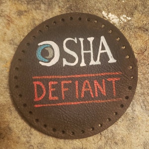 OSHA Defiant Leather Patch