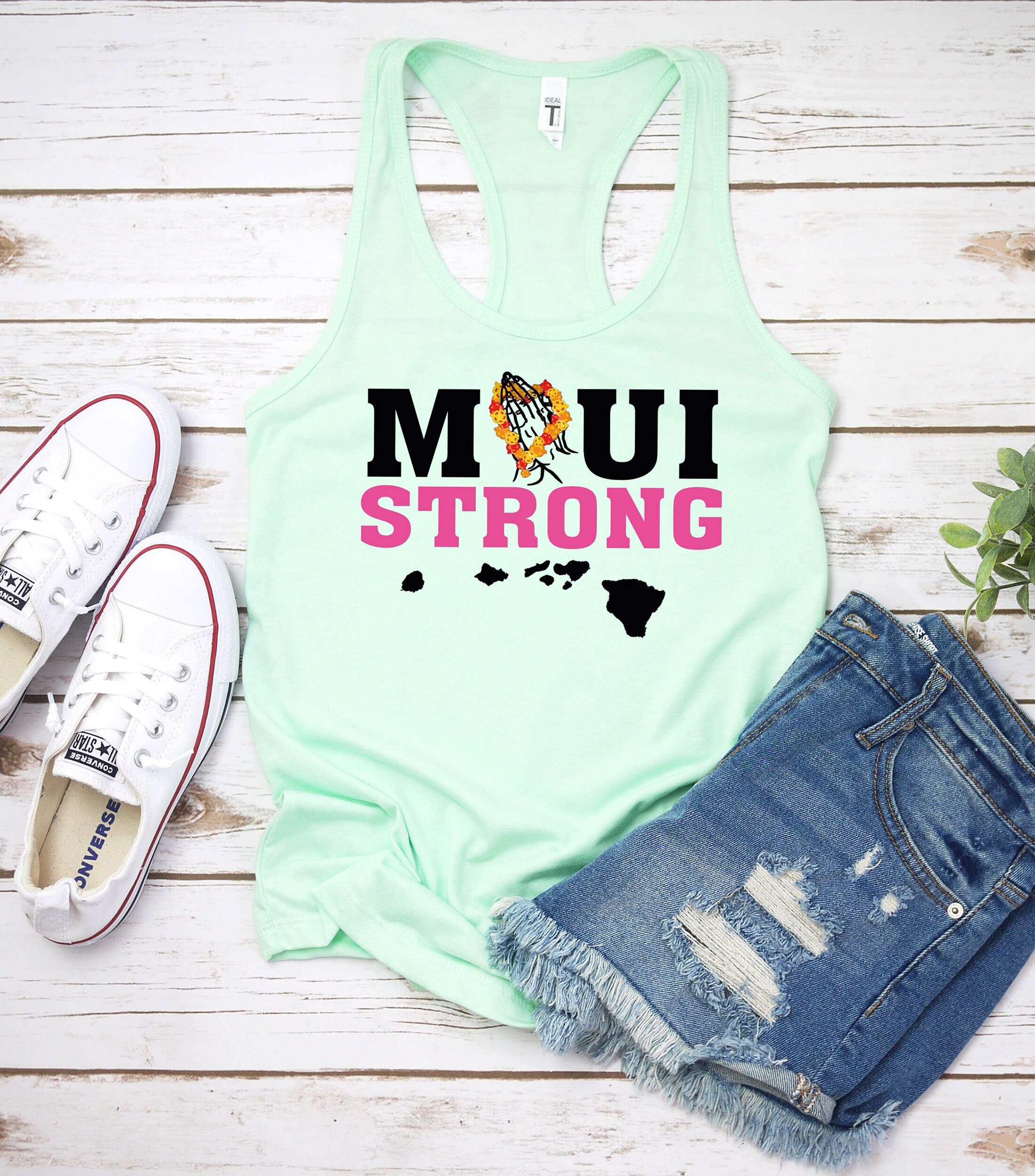 Hawaii Strong Tank Maui Strong Shirt Maui Wildfire Relief Etsy