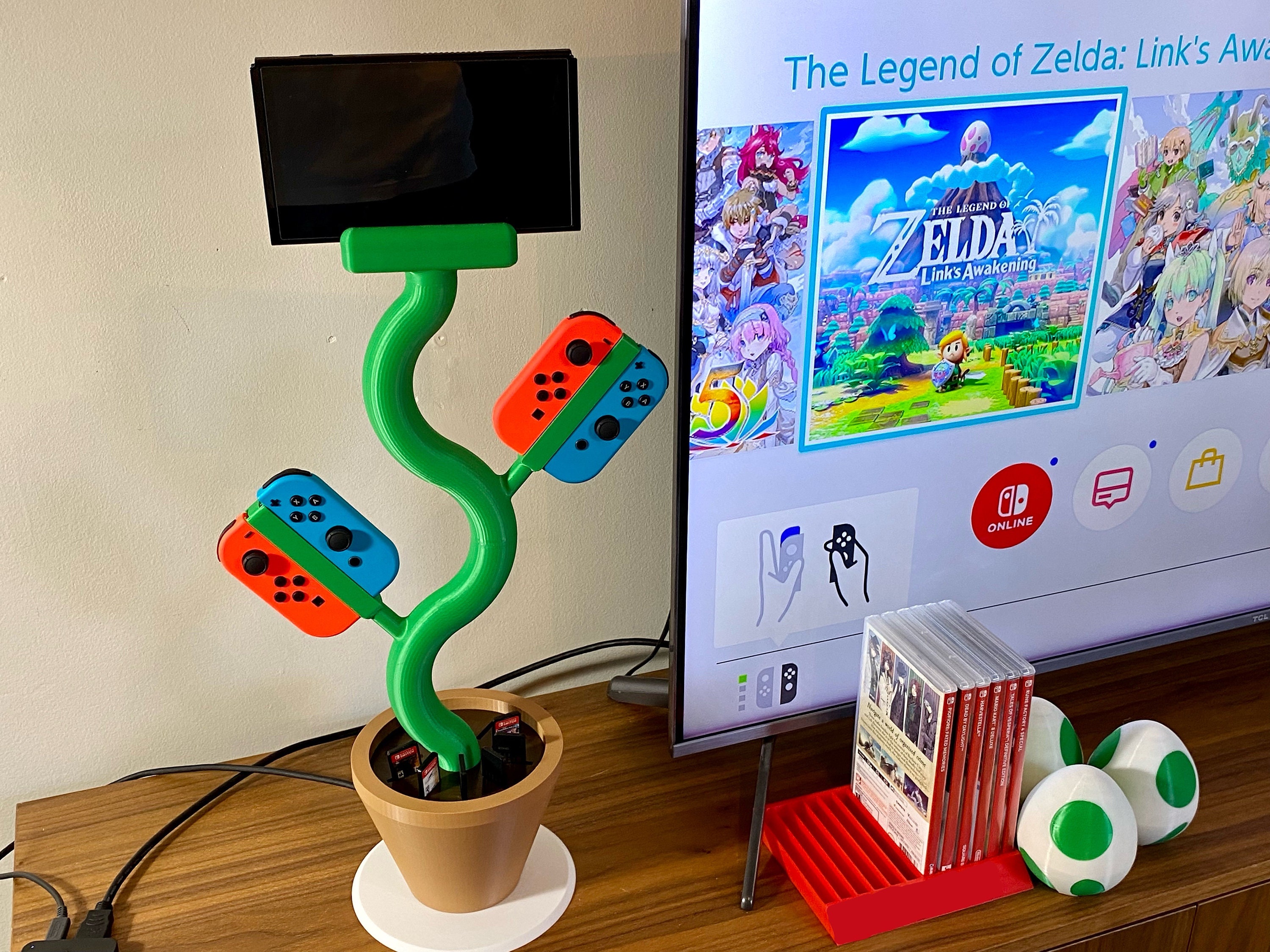 Nintendo Switch Plant Stand Charging Station Tiktok, Switch Dock Holder