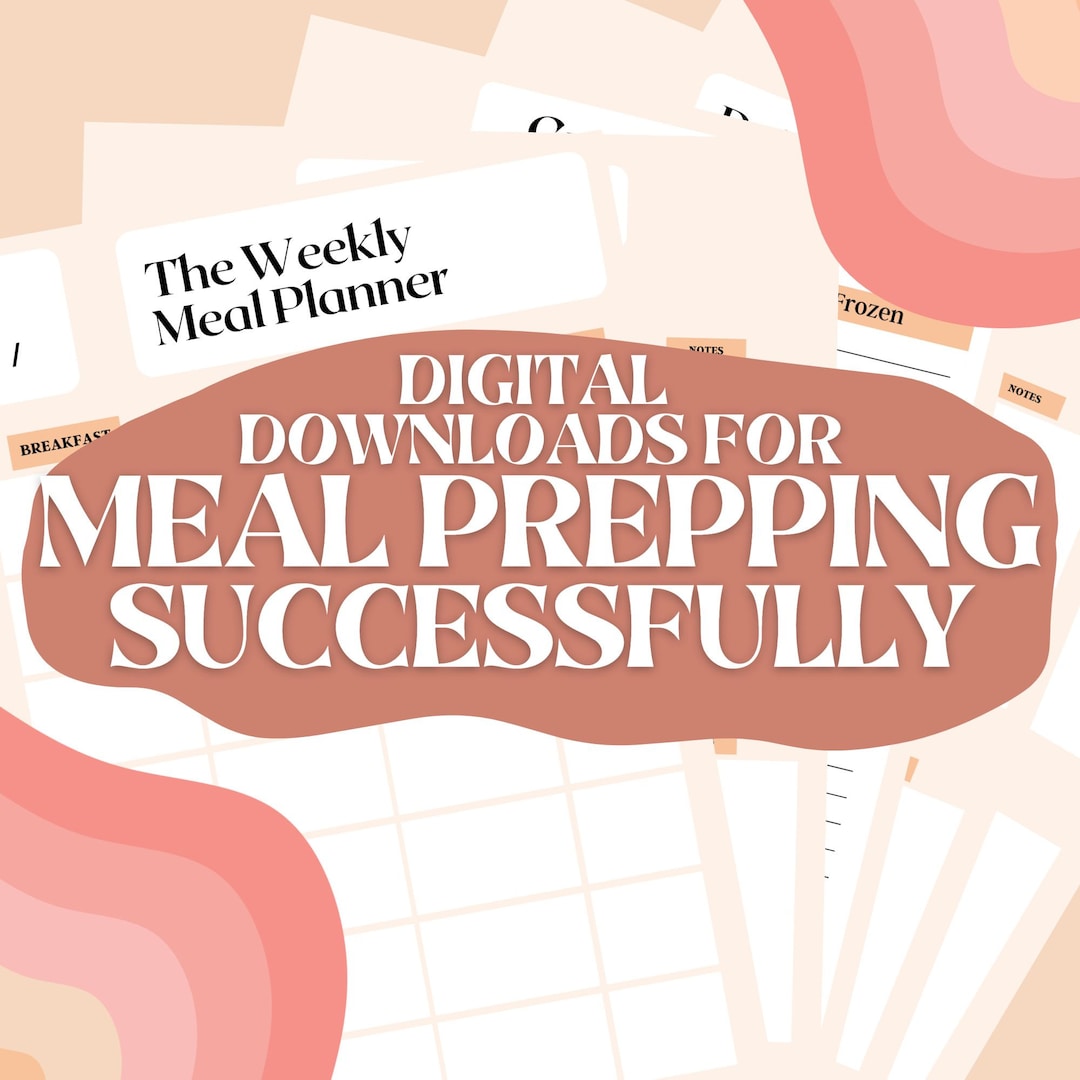 Printable Weekly Meal Prep/macro Planner & Grocery List Simple Meal