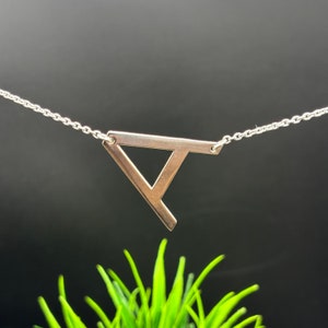 Personalized Name Necklace - Initial Necklace - Letter Necklace - 925 Sterling Silver Custom Necklace - Gift For Her - Minimalist Jewelry