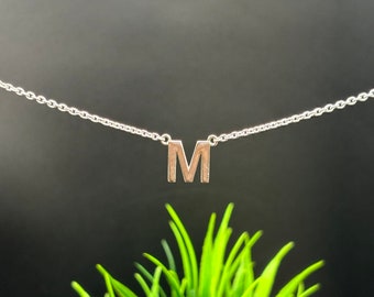 Personalized Name Necklace - Initial Necklace - Letter Necklace - 925 Sterling Silver Custom Necklace - Gift For Her - Minimalist Jewelry