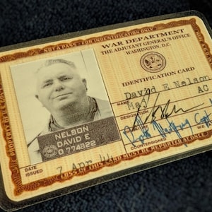 AGO 65-kaart: laatoorlogse Amerikaanse legeridentificatiekaart