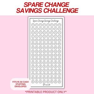 DIGITAL A6 Spare Change Savings Challenge