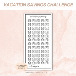 DIGITALE A6 Urlaubsspar-Challenge