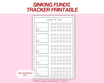 Sinking Funds Printable