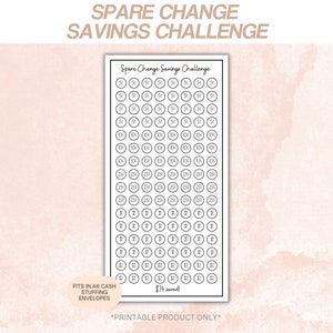 DIGITAL A6 Spare Change Savings Challenge